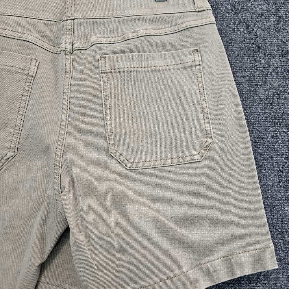 NWT SPANX The Perfect 6" Twill Utility Shorts Olive green Size Large - Picture 2 of 8